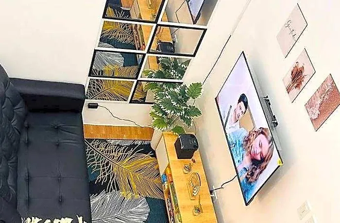 Hotel Loft In Mandaluyong Near Mrt W/ Wifi&karaoke&pool Manilla
